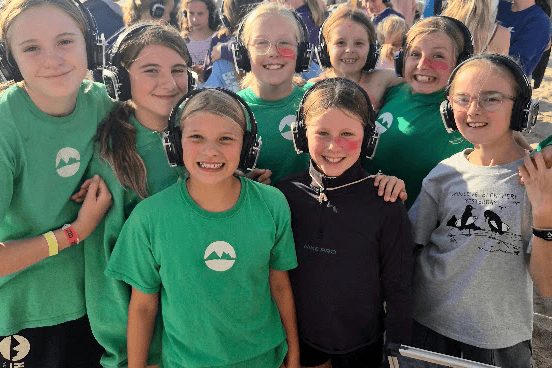 A silent disco was held for the nippers